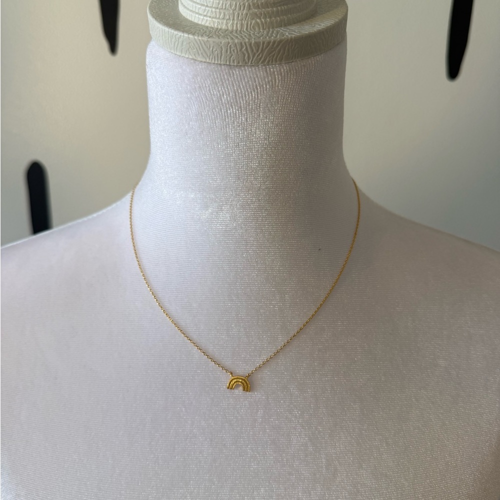 Uncommon James Gold Rainbow Pendant Necklace - Women Jewelry